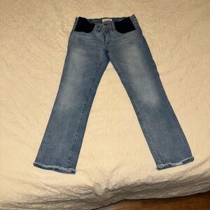 DL1961 Women's Maternal Straight ankle Jeans | Light Blue | Size 28